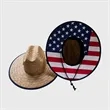 Lifeguard Beach Straw Hat | https://www.bestnamebadges.com