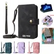 Leather Zipper Pocket Card Holder Protective Phone Cover | https://www.bestnamebadges.com