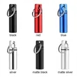 Small Portable Pill Box Organizer Case Container Keychain | https://www.bestnamebadges.com