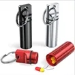 Small Portable Pill Box Organizer Case Container Keychain | https://www.bestnamebadges.com