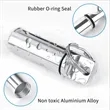 Small Portable Pill Box Organizer Case Container Keychain | https://www.bestnamebadges.com