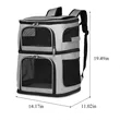 Outdoor Ventilated Double-Compartment Pet Carrier Backpack | https://www.bestnamebadges.com