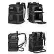 Outdoor Ventilated Double-Compartment Pet Carrier Backpack | https://www.bestnamebadges.com