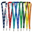 3/4" Import Air Ship Recycled RPET Silkscreen Lanyard | https://www.bestnamebadges.com