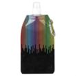 Rainbow Collapsible Water Bottle | https://www.bestnamebadges.com