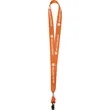 3/4"  Wide Nylon Web Lanyard | https://www.bestnamebadges.com