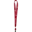 3/4"  Wide Nylon Web Lanyard | https://www.bestnamebadges.com