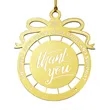 Custom Laser Cut Gold Ornaments | https://www.bestnamebadges.com