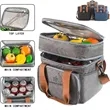 Double Compartment Lunch bag | https://www.bestnamebadges.com