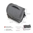 Dual Compartment Lunch Bag Tote with Shoulder Strap | https://www.bestnamebadges.com