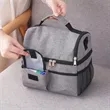 Lunch Bag Insulated, Dual Compartment Lunchbox | https://www.bestnamebadges.com
