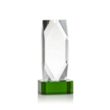 Delta VividPrint™ Award on Base - Green | https://www.bestnamebadges.com