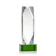 Delta VividPrint™ Award on Base - Green | https://www.bestnamebadges.com