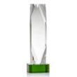 Delta VividPrint™ Award on Base - Green | https://www.bestnamebadges.com