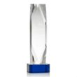 Delta VividPrint™ Award on Base - Blue | https://www.bestnamebadges.com