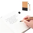 Eco Friendly Cork Gift Soft Wood Notebook Set with Pen | https://www.bestnamebadges.com