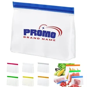 BPA-Free Leakproof Reusable Freezer Bags for Food Storage | https://www.bestnamebadges.com