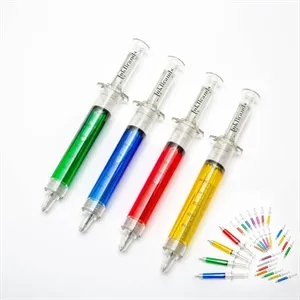 Simulation Color Syringe Ballpoint Pen