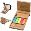 Bamboo Wood Desk Organizer with Mobile Stand and Pen Holder | https://www.bestnamebadges.com
