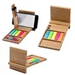Bamboo Wood Desk Organizer with Mobile Stand and Pen Holder | https://www.bestnamebadges.com