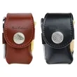 4-in-1 Real Leather Golf Ball Storage Bag Set | https://www.bestnamebadges.com