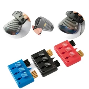 Custom 3 In 1 Durable Pocketable Retractable Golf Brush