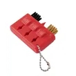 Custom 3 In 1 Durable Pocketable Retractable Golf Brush | https://www.bestnamebadges.com