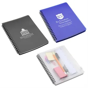 Hardcover Notebook with Pouch | https://www.bestnamebadges.com
