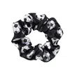 Printed Satin Fabric Scrunchie | https://www.bestnamebadges.com