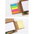 Eco Sticky Notes Box Set Memo Pad with White Paper and Pen | https://www.bestnamebadges.com
