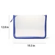 A4 Transparent Zipper File Bags Waterproof Document Folder | https://www.bestnamebadges.com