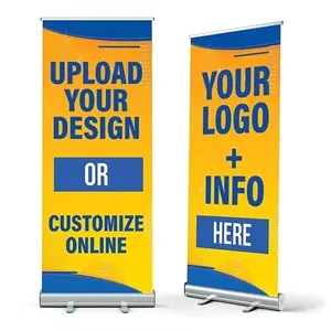 Retractable Table Top Banner Stand
