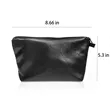 Women's PU Leather Waterproof Cosmetic Pouch Toiletry Bag | https://www.bestnamebadges.com