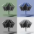 Windproof Automatic Travel Portable Folding Umbrella | https://www.bestnamebadges.com