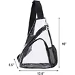 Stadium Approved Clear Shoulder Crossbody Backpack | https://www.bestnamebadges.com