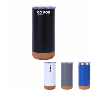 Stainless Steel Cork Bottom Travel Coffee Mug