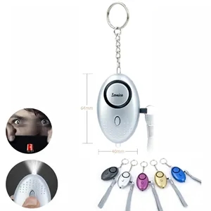 Custom LED Light Emergency Self-Defense Alarm Keychain