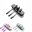 Portable Utensils Set with Case Stainless Steel Reusable | https://www.bestnamebadges.com