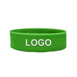 1 inch Embossed Printed Wristband-A | https://www.bestnamebadges.com