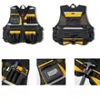 Multi-Pocket Tool Vest Reflective Hardware Safety Clothes | https://www.bestnamebadges.com