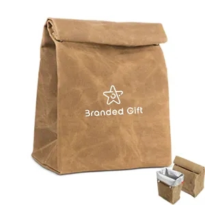 Canvas Lunch Bags Brown Paper Styled