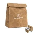Canvas Lunch Bags Brown Paper Styled | https://www.bestnamebadges.com