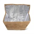 Canvas Lunch Bags Brown Paper Styled | https://www.bestnamebadges.com