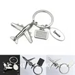 Creative Plane Keychain Airplane Keyring | https://www.bestnamebadges.com