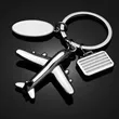 Creative Plane Keychain Airplane Keyring | https://www.bestnamebadges.com