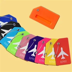 Silicone Airline Luggage Tag | https://www.bestnamebadges.com