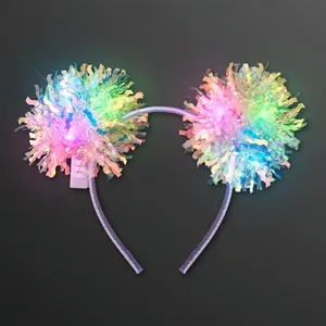 LED Crinkle Tinsel Headband