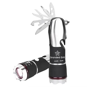 Custom Mini Portable Emergency Cob Flashlight Multi-Tools