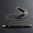 Premium Metal Table Pen with Twist Action Stand | https://www.bestnamebadges.com