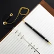 Premium Metal Table Pen with Twist Action Stand | https://www.bestnamebadges.com
